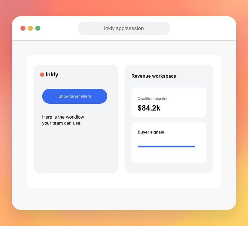 A standalone guided product session